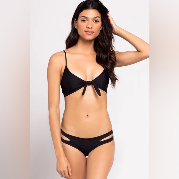 l*space Other - NWT L*Space Estella Cutout Classic Bikini Bottom In Black